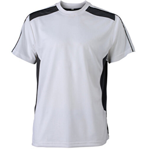 Craftsmen T-Shirt , James Nicholson, weiß/carbon, 100% Polyester, S, , Bild 1