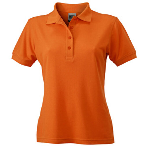 Ladies’ Workwear Polo , James Nicholson, orange, 50% Polyester, 50% Baumwolle, gekämmt, XS, , Bild 1