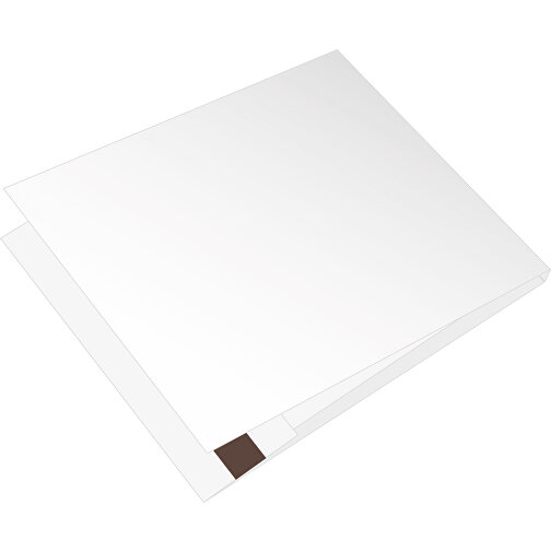 Zündholzbriefchen 5,0 X 5,5 Cm , weiß, Holz, 5,00cm x 5,50cm (Länge x Breite), Bild 1