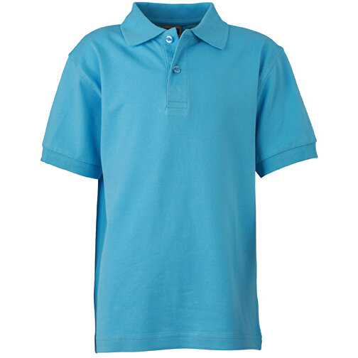 Classic Polo Junior , James Nicholson, sky-blau, 100% Baumwolle, gekämmt, ringgesponnen, XL (146/152), , Bild 1