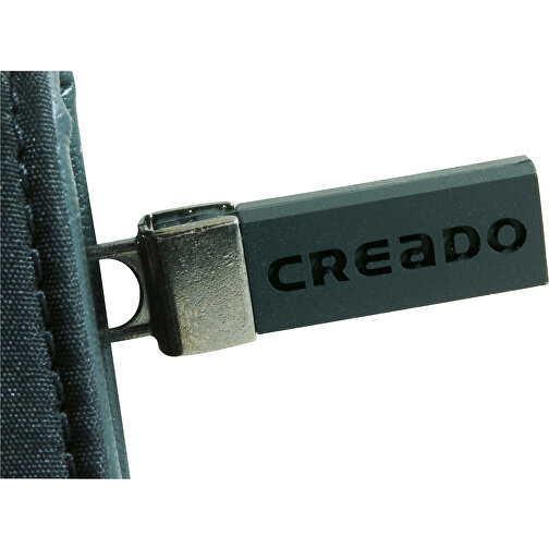 Portfolio CREADO Im DIN-A5-Format , schwarz, Polyester / PVC, 26,00cm x 3,50cm x 18,00cm (Länge x Höhe x Breite), Bild 3
