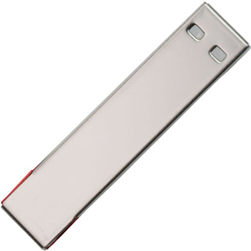 USB-Stick PAPER CLIP 16GB , Promo Effects MB , rot MB , 16 GB , Aluminium MB , 3 - 10 MB/s MB , 5,50cm x 1,25cm (Länge x Breite), Bild 2