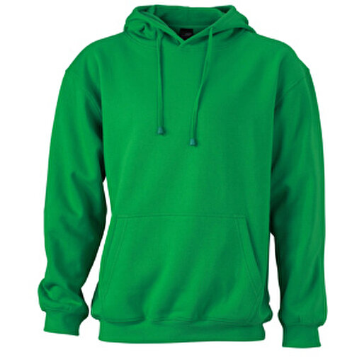 Hooded Sweat , James Nicholson, fern-grün, 80% Baumwolle, ringgesponnen, 20% Polyester, S, , Bild 1