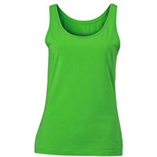 Ladies’ Elastic Top , James Nicholson, lime-grün, 95% Baumwolle, 5% Elasthan, S, , Bild 1