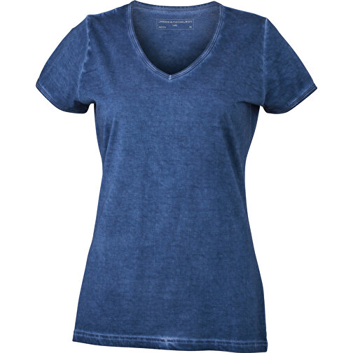 Ladies’ Gipsy T-Shirt , James Nicholson, denim, 100% Baumwolle, S, , Bild 1