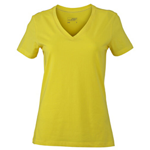Tee-shirt femme extensible col V, Image 1