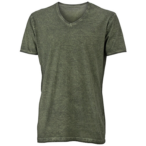 Men’s Gipsy T-Shirt , James Nicholson, dusty-olive, 100% Baumwolle, L, , Bild 1