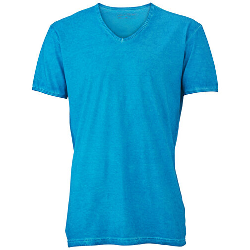 Men’s Gipsy T-Shirt , James Nicholson, türkis, 100% Baumwolle, M, , Bild 1
