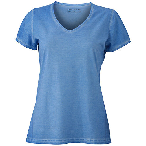 Ladies’ Gipsy T-Shirt , James Nicholson, horizon-blau, 100% Baumwolle, L, , Bild 1