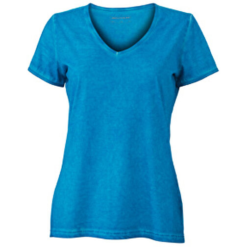 Ladies’ Gipsy T-Shirt , James Nicholson, türkis, 100% Baumwolle, S, , Bild 1
