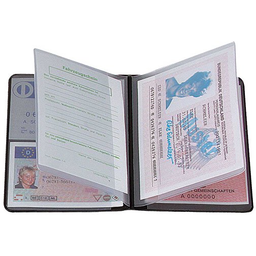 CreativDesign Identitetskort Pocket '4-fold' Star Foil svart, Bild 1