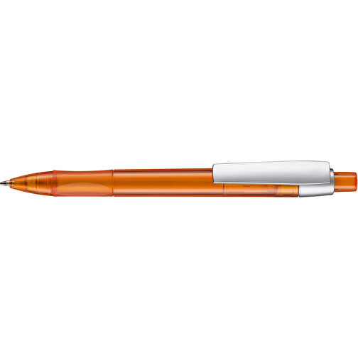 Kugelschreiber Cetus Transparent , Ritter-Pen, flamingo, ABS-Kunststoff, 14,20cm (Länge), Bild 3
