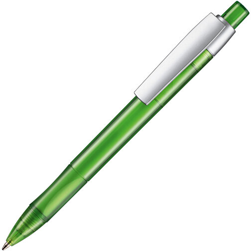Kugelschreiber Cetus Transparent , Ritter-Pen, gras-grün, ABS-Kunststoff, 14,20cm (Länge), Bild 2