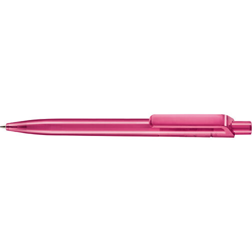Kugelschreiber INSIDER TRANSPARENT , Ritter-Pen, magenta, ABS-Kunststoff, 14,00cm (Länge), Bild 3