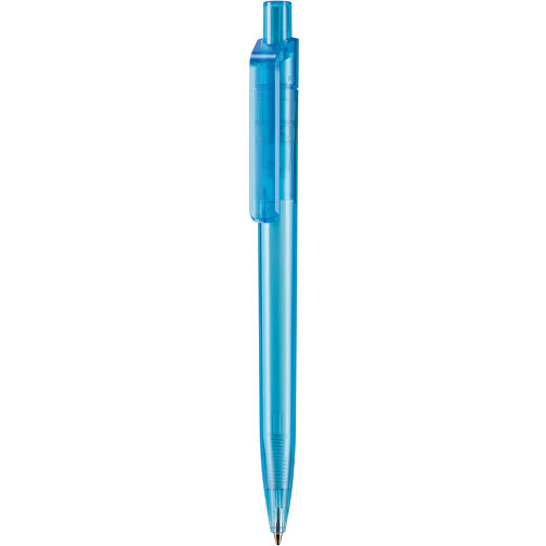 Kugelschreiber INSIDER TRANSPARENT , Ritter-Pen, karibik-blau, ABS-Kunststoff, 14,00cm (Länge), Bild 1