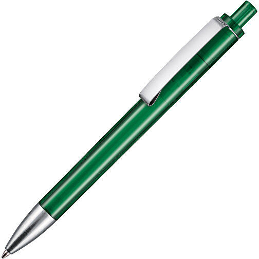 Kugelschreiber EXOS TRANSPARENT , Ritter-Pen, limonen-grün, ABS-Kunststoff, 14,00cm (Länge), Bild 2