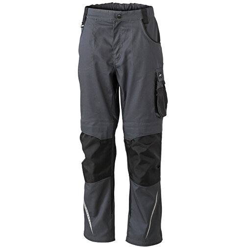 Workwear Pants , James Nicholson, carbon/schwarz, 100% Polyamid CORDURA ®, 27, , Bild 1
