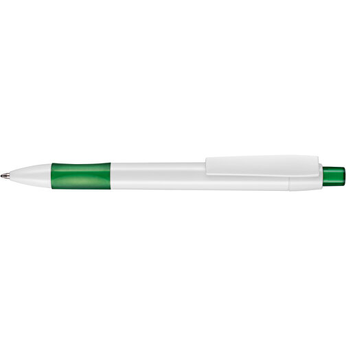 Kugelschreiber Cetus , Ritter-Pen, limonen-grün/weiss, ABS-Kunststoff, 14,20cm (Länge), Bild 3