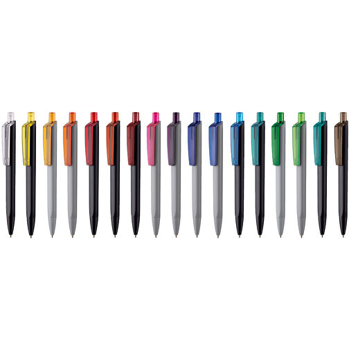 Kugelschreiber Tri-Star Soft STP , Ritter-Pen, magenta/grau, ABS-Kunststoff, 14,20cm (Länge), Bild 4