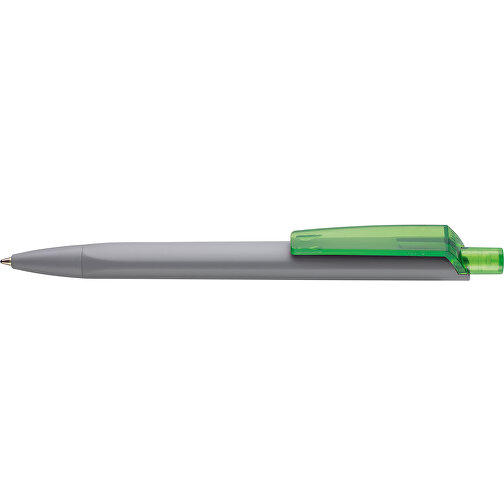 Kugelschreiber Tri-Star Soft STP , Ritter-Pen, gras-grün/grau, ABS-Kunststoff, 14,20cm (Länge), Bild 3