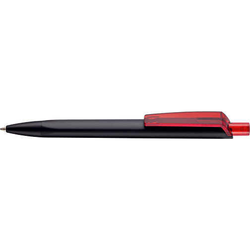 Kugelschreiber Tri-Star Soft STP , Ritter-Pen, feuer-rot/schwarz, ABS-Kunststoff, 14,20cm (Länge), Bild 3