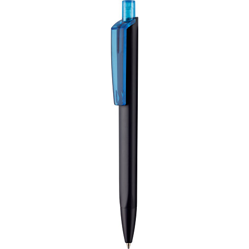 Kugelschreiber Tri-Star Soft STP , Ritter-Pen, karibik-blau/schwarz, ABS-Kunststoff, 14,20cm (Länge), Bild 1