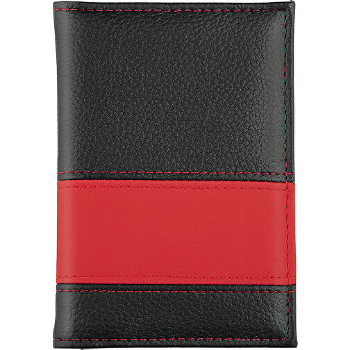 CreativDesign Väska för identitetskort 'LookPlus' svart/röd, Bild 1