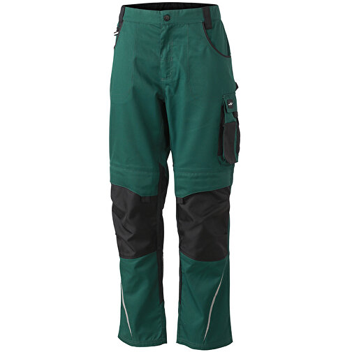 Workwear Pants , James Nicholson, dark-grün/schwarz, 100% Polyamid CORDURA ®, 110, , Bild 1