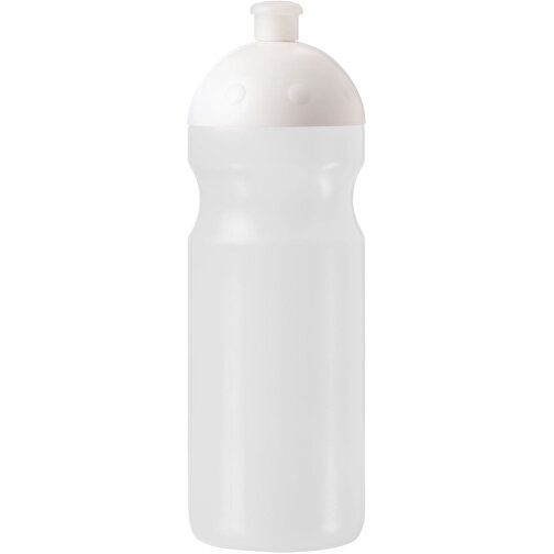 Trinkflasche 'Fitness' 0,7 L Mit Saugverschluss , weiß, Kunststoff, 23,50cm (Höhe), Bild 1
