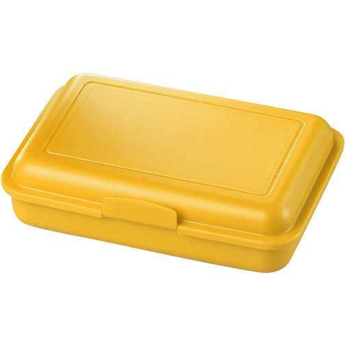 Vorratsdose 'School-Box' Junior , standard-gelb, Kunststoff, 16,00cm x 4,10cm x 11,70cm (Länge x Höhe x Breite), Bild 1