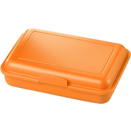 Vorratsdose 'School-Box' Junior , standard-orange, Kunststoff, 16,00cm x 4,10cm x 11,70cm (Länge x Höhe x Breite), Bild 1