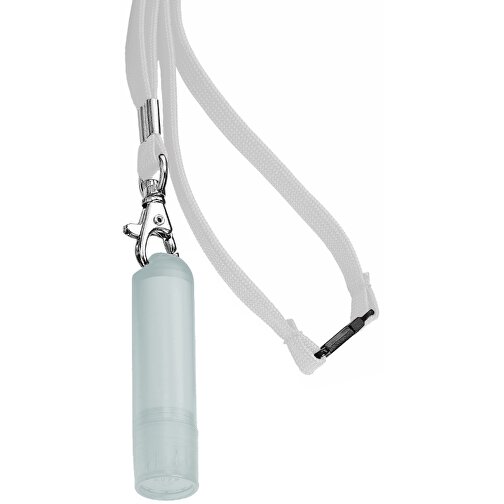 VitaLip® 'Eco' Freestyle Mit Lanyard , weiß, PS, 6,30cm (Höhe), Bild 1