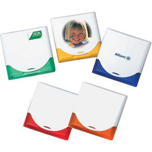 VitaBox 'First Aid' , weiß/gelb, PP, 10,70cm x 2,20cm x 10,20cm (Länge x Höhe x Breite), Bild 1