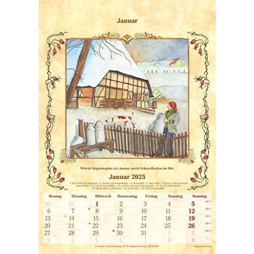 Bauernkalender , Papier, 34,00cm x 23,70cm (Höhe x Breite), Bild 2