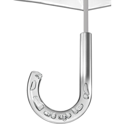 Glockenschirm BELLEVUE , silber, transparent, Metall / POE, , Bild 2