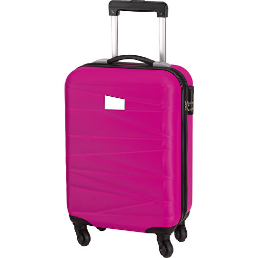 Trolley-Bordcase PADUA , pink, ABS, 55,00cm x 20,00cm x 35,00cm (Länge x Höhe x Breite), Bild 1
