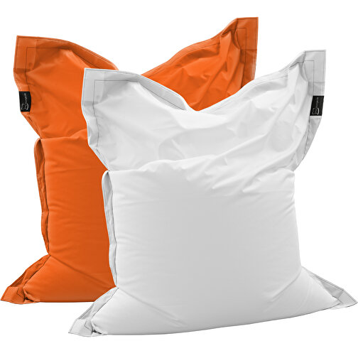 Sitzsack Lounger, Inkl. Einseitigem Digitaldruck , orange, 40% Repreve® / 60% Polyester, 180,00cm x 30,00cm x 140,00cm (Länge x Höhe x Breite), Bild 2