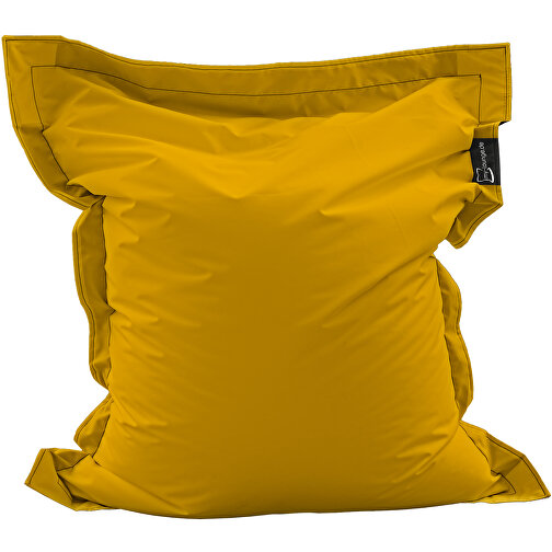 Sitzsack Mini Lounger , gelb, 40% Repreve® / 60% Polyester, 130,00cm x 20,00cm x 100,00cm (Länge x Höhe x Breite), Bild 1