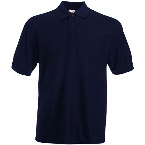 65/35 Polo , Fruit of the Loom, deep navy, 35 % Baumwolle / 65 % Polyester, L, , Bild 1