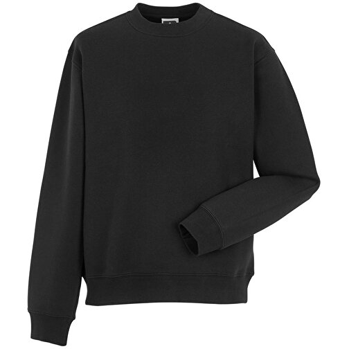 Authentic Sweatshirt , Russell, schwarz, 80 % Baumwolle, 20 % Polyester, 3XL, , Bild 1