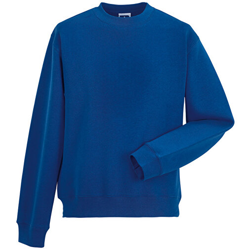 Authentic Sweatshirt , Russell, königsblau, 80 % Baumwolle, 20 % Polyester, 3XL, , Bild 1