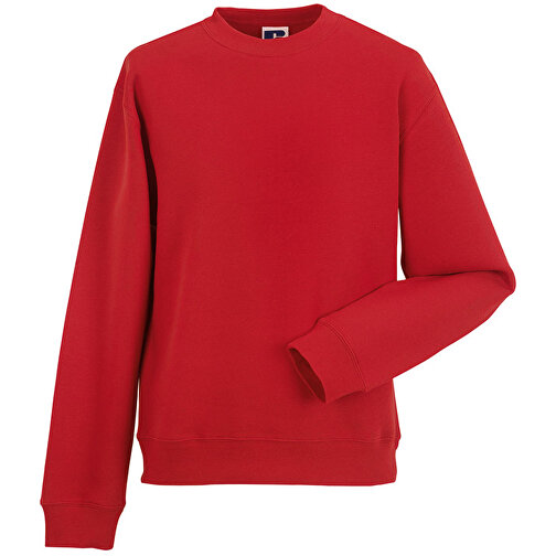 Authentic Sweatshirt , Russell, rot, 80 % Baumwolle, 20 % Polyester, M, , Bild 1