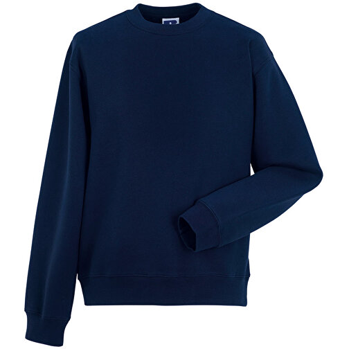 Authentic Sweatshirt , Russell, navy blau, 80 % Baumwolle, 20 % Polyester, L, , Bild 1