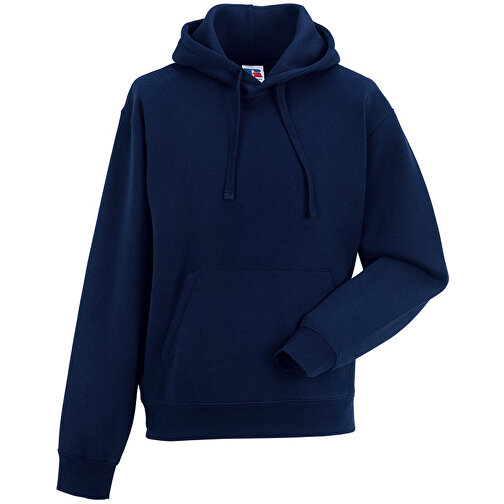 Authentic Hooded Sweat , Russell, navy blau, 80 % Baumwolle, 20 % Polyester, M, , Bild 1