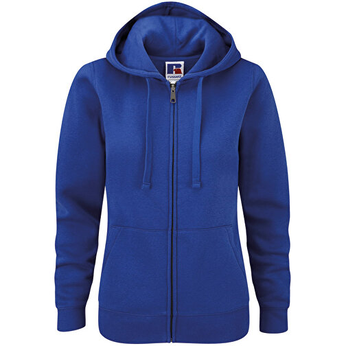 Authentic Zipped Hooded Sweat Für Damen , Russell, königsblau, 80 % Baumwolle, 20 % Polyester, S, , Bild 1