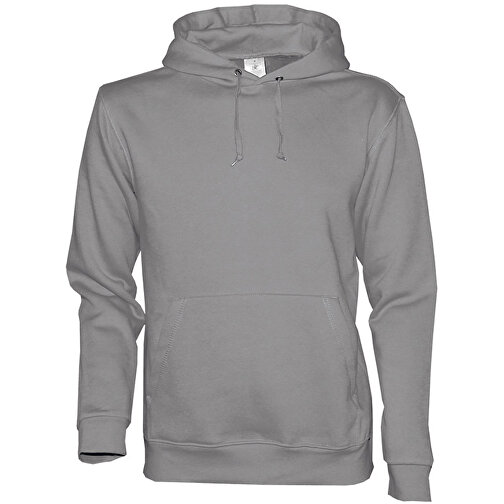 Hooded Sweatshirt , B&C, stahlgrau, 80 % Baumwolle / 20 % Polyester, XS, , Bild 1
