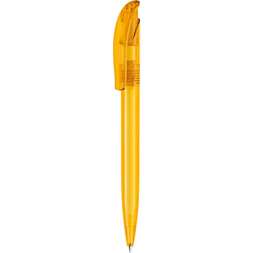 Senator® Challenger Frosted Druckkugelschreiber , Senator, gelb, Kunststoff, 15,00cm x 149,00cm x 12,00cm (Länge x Höhe x Breite), Bild 1