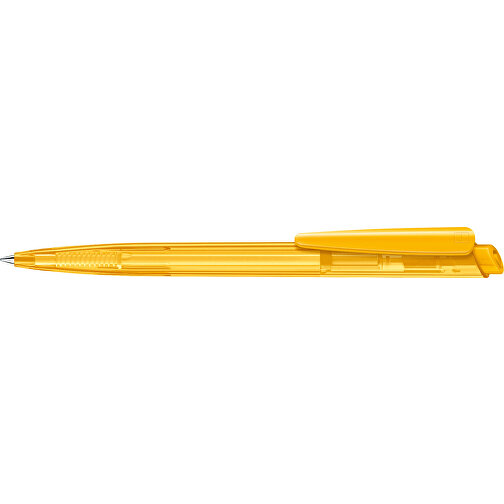 Senator® Dart Clear Druckkugelschreiber , Senator, gelb, Kunststoff, 14,00cm x 143,00cm x 10,00cm (Länge x Höhe x Breite), Bild 3
