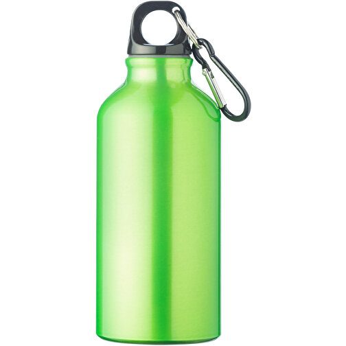 Auslaufsichere Trinkflasche Aluminium  - 400 Ml , apfelgrün, Aluminium, 17,50cm (Höhe), Bild 6