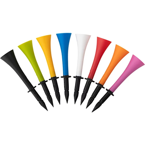 Tee Long Life 38 mm blanc, impression en couleur 1c incluse, Image 2